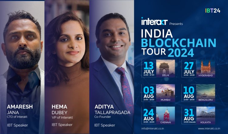 Interakt presents India Blockchain Tour 2024: Driving Blockchain Innovation Across India